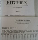 Vtg      Ritchies Toronto Doulton Auction Catalog 09 17 1992 Sale 318 With Results