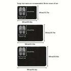 Super Water Absorbent Soft Memory Foam Bath Mat Non-slip Bathroom Shower Rug