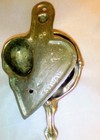 Door Knocker Brass Plated Kissing Cherubs  