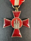Ww1 German Hanseatic Cross Hamburg Medal  for War Service 1914 