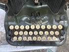 Vintage Antique Oliver No 9 Batwing Typewriter Green 1910s