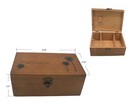 Sewing Kit  Wooden Sewing Kit Basket With Compartment  Portable Stitching Rep   