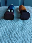 Lot 2 Vintage Carved Painted Wooden Folk Art Sailor Captain 