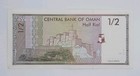 1995 Central Bank Of Oman 1 2  half  Omani Baisa Banknote Serial No  5221804