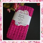        Set Lot Of 2 Handmade Crocheted Cotton Dish wash Cloths   Face Scrubbie     