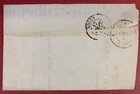 France  1860  Stampless Cover  Folded Letter  Sent From Livarot To Rouen  France