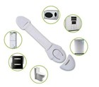 10 Pcs Baby Kids Safety Lock Drawer Cupboard Cabinet Fridge Door Child Proof