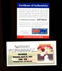 Lou Brock Signed 11x14 Photo Autograph Auto Psa dna Coa W  Ticket   Top Loader