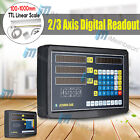 Imeshbean Dro 1um Linear Scale Digital Readout 2 3 Axis To Bridgeport Mill Lathe