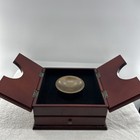 Vintage The Bombay Company Valet Box Change   Key Holder Desk Organizer Display