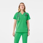 Figs Catarina Top And Kade Cargo Scrub Pants - Emerald Green Size Medium