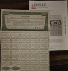 1937 Republic Of China  100 Yuan Liberty Bond Uncancelled Coupons Pass-co Coa