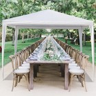 10  X 10  Canopy Bbq Party Canopy Tent Wedding Waterproof Gazebo Upgrade