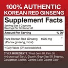 Korean Panax Red Ginseng- High Strength  Energy  Endurance  Testosterone Booster