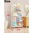5 Tier Wiregrid Retail Display Shelf merchandise Display Rack Stand Snack Basket