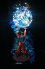 Dragon Ball Z 6 5  Goku Son Gokou Genki Dama Spirit Bomb Action Figure Led Lamp