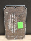 Vintage Porcelain Metal Sign Beware Of The Birds Trafalgar Square London