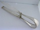 Old Dutch  833 Silver Yoked Asparagus Serving Tongs W  Bead Pattern