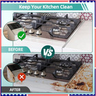 2pack Stainless Steel Stove Gap Covers Adjustable Stove Counter Gap Filler   