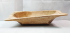 Vtg Large Primitive Hand Carved Bread Dough Bowl Farmhouse Trencher 20 5 