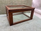 Vintage Display Case Mercantile Collection Store Wood Excellent Condition