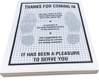 Automat Plastic Coated Disposable Paper Automotive Floor Mat  case Of 500 