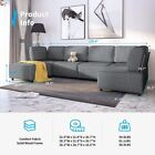 Mjkone Sectional Couch futon Sofa Bed