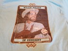 1976 Willie Nelson Vintage In Concert T Shirt Wildside L 42-44 Light Blue Rare