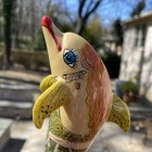 2003 Dolphins Around Town  Beach Statue  Mermaid Rare Colorful
