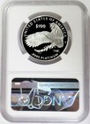 2022 W Platinum Eagle  100  freedom Of Speech  Ngc Pf 70 Uc