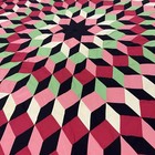 Handmade Winter Solstice Cotton Fabric Patchwork Queen Size Quilt Top topper