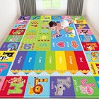 Kids Rug For Playroom  Abc Play Mat Educational Rugs  Soft Non-slip Rug 