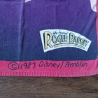 Vintage 1987 Disney Who Framed Roger Rabbit Beach Towel Piano Bar 30 X 57