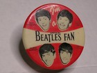 Vintage Original Beatles Fan Pin Badge 1964  i Am An Official Beatles Fan 