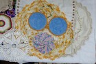 Lot Of 15 -  Vintage Hand Crocheted  Doilies Assorted Shapes   Colors - Nice 
