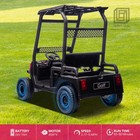 24v 7ah Golf Cart Kids Ride On Car  2 Seater Utv Electric Truck  Remote Control
