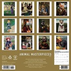 2026 Animal Masterpieces Wall Calendar 12x12 Inch 18month Monthly Plan Wt