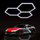Hexagon Garage Lights 3 Grid Led Honeycomb Light 6500k For Showroom Office Gym