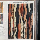 Vintage 1977 Caron Latch Hook Rug Pattern Desert Plains  3078 Mcm Unopened Us