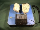 Rough White Jasper Crystal Agate  Natural Lapidary Rocks  4 Lbs  10 Oz   319