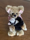 3     Miniature Bear Dressed Girl Bear W cat Best Friends World Of Miniature Bears