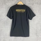 Greatest Of All Time Shirt Mens Medium Black Tupac Biggie Rap Tee Hip Hop Legend