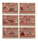 1958 Topps Baseball Lot Of 6 Cards