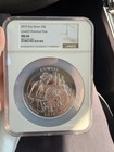 2019 America The Beautiful Lowell Historical Park 25c 5oz  999 Silver Ngc Ms69