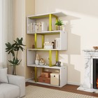 5-tier Bookshelf Z-shelf Bookshelves Industrial Storage Shelving For Home Office