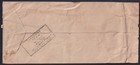 Burma Kgvi 1946 Official 1a Blue Block Of 4 On 1947 Ohms Cover To India