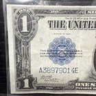 1923  1 One Dollar Horse Blanket Silver Certificate Large Note Blue Seal