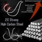Circle Hooks Fishing Hooks 2x Strong Octopus Offset Fish Catfish Bulk 50pcs