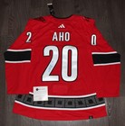 Sebastian Aho Autographed Carolina Hurricanes Reverse Retro 2 0 Adidas Jersey
