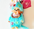 Monchhichi Sekiguchi Otonalab Plush Keychain Strap Bag Charm 2010 Used